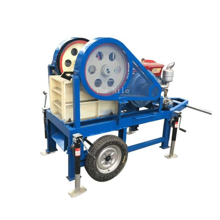 Small Mobile Diesel Engine Jaw Crusher